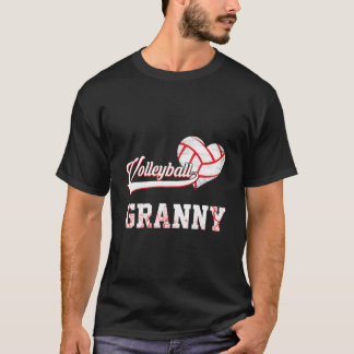 Volleyball Player presenterar Volleyball Granny T Shirt