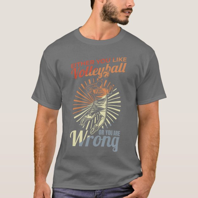 Volleyball Player Quote family T Shirt (Framsida)