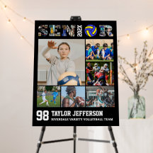 Volleyball Player Senior Sports Team Photo Collage