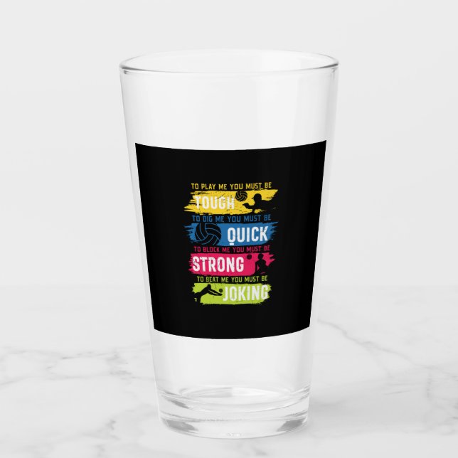 Volleyball Player | Snabbstark Tuff Glaskopp (Framsida)