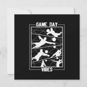 Volleyball Player Speldagsvibes Inbjudningar