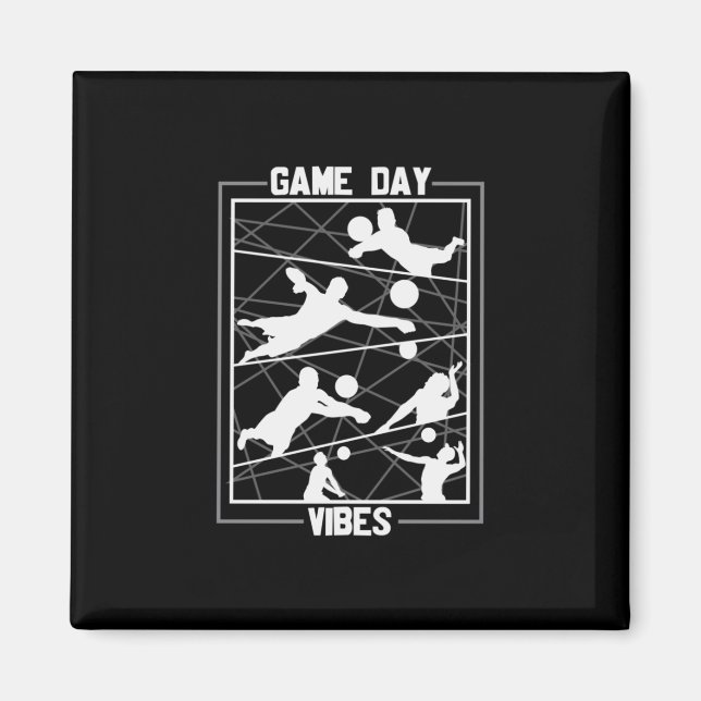Volleyball Player | Speldagsvibes Magnet (Framsidan)