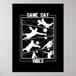 Volleyball Player   Speldagsvibes Poster