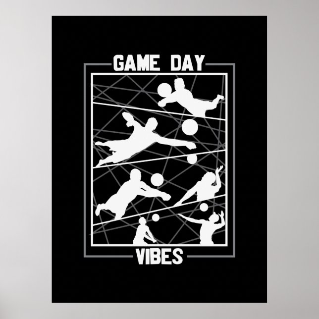 Volleyball Player | Speldagsvibes Poster (Framsidan)
