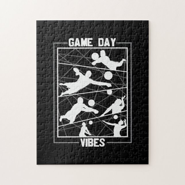 Volleyball Player | Speldagsvibes Pussel (Vertikal)