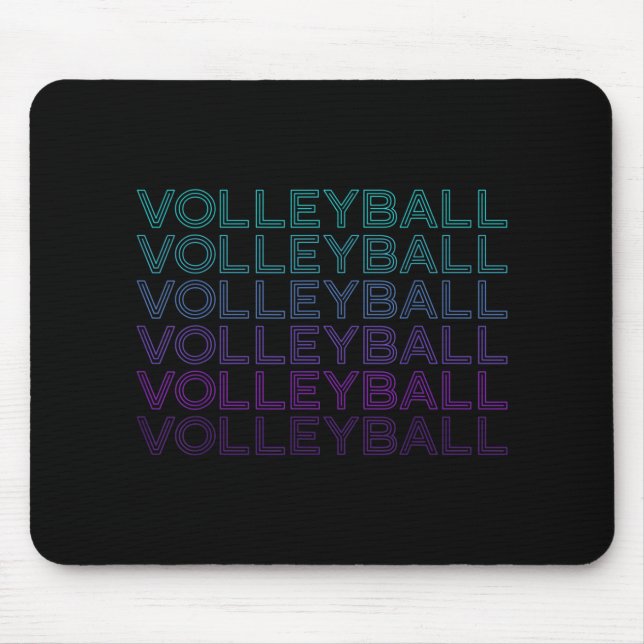 Volleyball Player Team Coach Trainer Retro Musmatta (Framsidan)