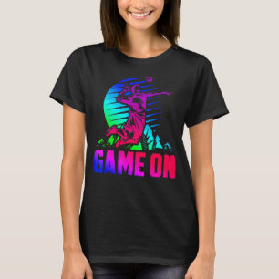 Volleyball Player Team Retro 80-talets 90-talets V T Shirt