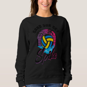 Volleyball Player Team Vintage Retro 90s Sand T Shirt