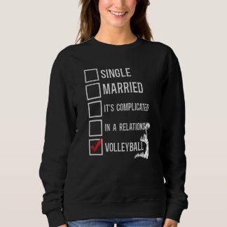 Volleyball Player Team Vintage Single Married Det T Shirt
