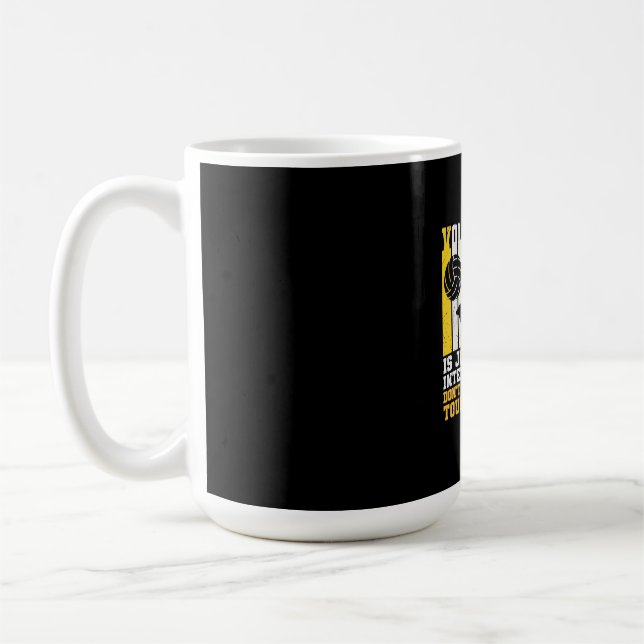 Volleyball Player | Volleyball är bara en Verklige Kaffemugg (Vänster)