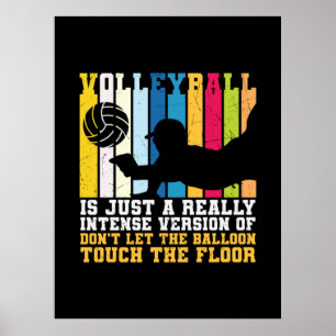 Volleyball Player   Volleyball är bara en Verklige Poster