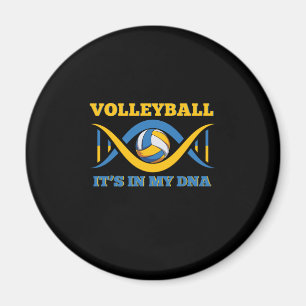 Volleyball Player   Volleyball är i mitt DNA Magnet