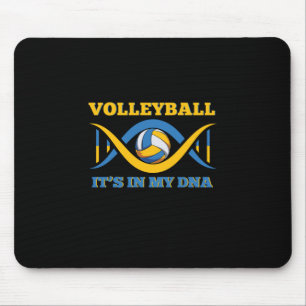 Volleyball Player Volleyball är i mitt DNA Musmatta