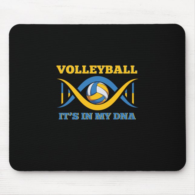 Volleyball Player | Volleyball är i mitt DNA Musmatta (Framsidan)