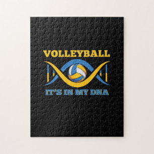 Volleyball Player Volleyball är i mitt DNA Pussel