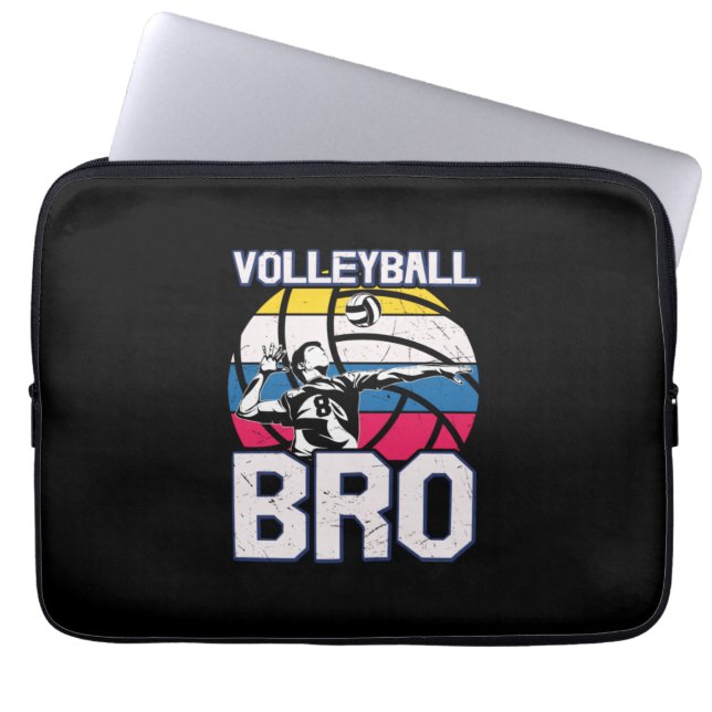 Volleyball Player | Volleyball Bro Laptop Fodral (Framsidan)
