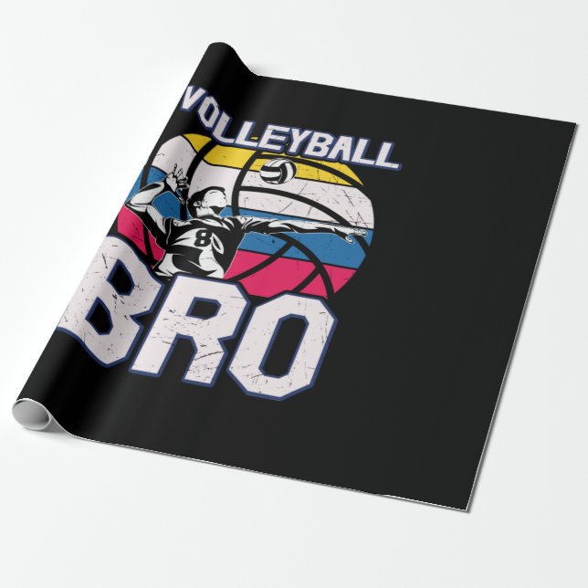 Volleyball Player | Volleyball Bro Presentpapper (Utrullad)