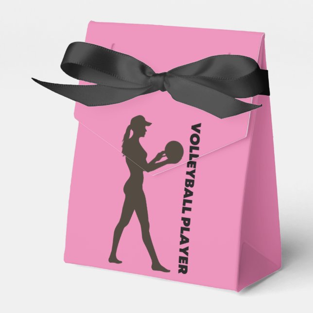 Volleyball Player, Volleyball Girl Gift Presentaskar (Framsidan Sidan)