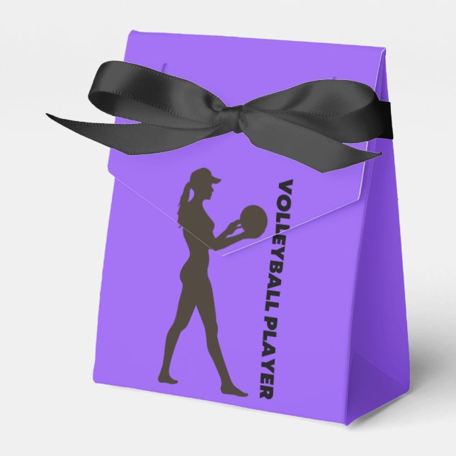 Volleyball Player, Volleyball Girl Gift Presentaskar (Framsidan Sidan)