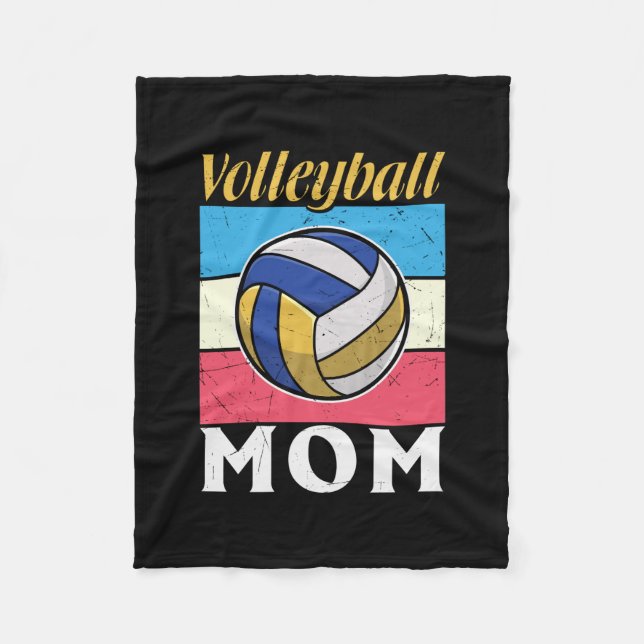 Volleyball Player | Volleyball Mom Fleecefilt (Framsidan)