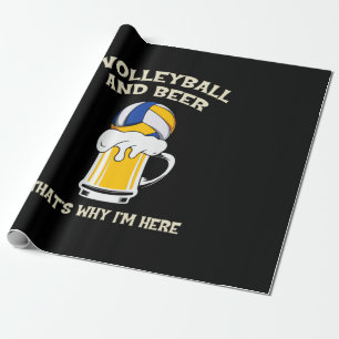 Volleyball Player Volleyboll och öl Presentpapper