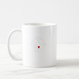 Volleyball Player Women Girls Love Volleyball Mom Kaffemugg