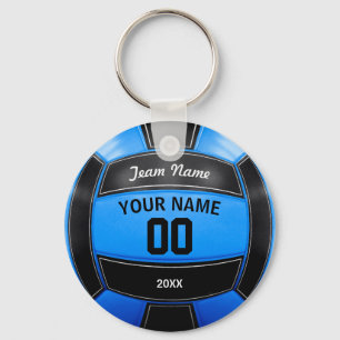 Volleyball Player's Namn Year Team Black Blue Nyckelring