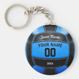 Volleyball Player's Namn Year Team Black Blue Nyckelring