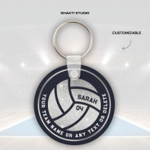 Volleyball Plays Bag Keychain Sports Souvenir