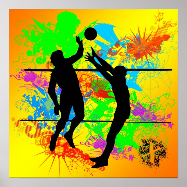 Volleyball Poster (Framsidan)