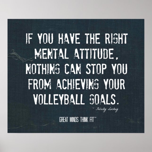 Volleyball Poster 003 - Denim inspiration (Framsidan)