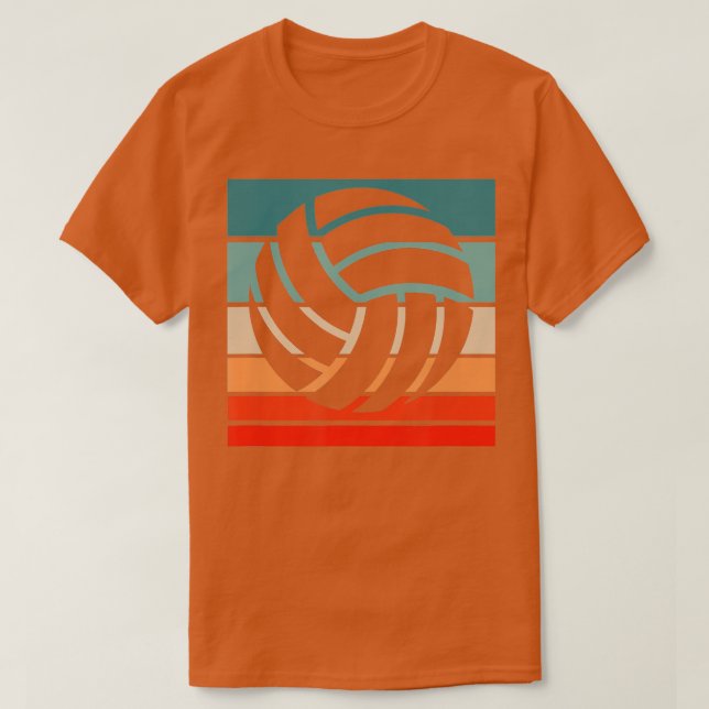 Volleyball Retro Stil Vintage T Shirt (Design framsida)