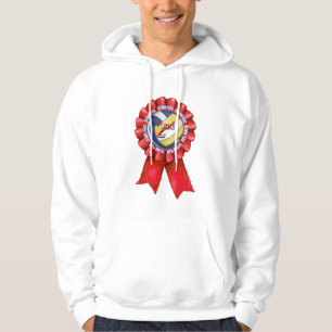 Volleyball Rosett band 2:a Hoodie