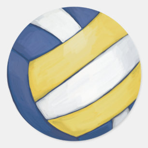Volleyball Runt Klistermärke