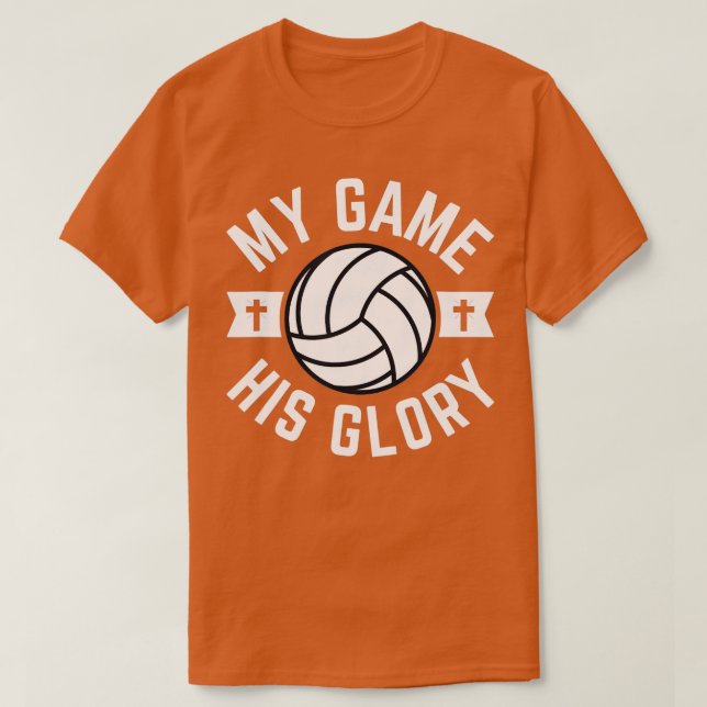 Volleyball s Volleyball Girls Christian Volleyball T Shirt (Design framsida)