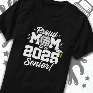 Volleyball Senior Class 2025 Studenten Proud Mamma T Shirt