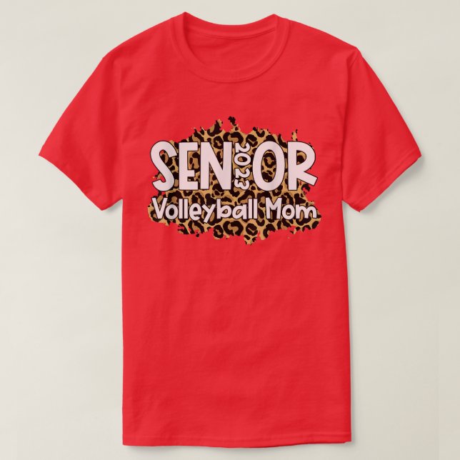 Volleyball Senior Mamma 2023 Volleyball Mamma Grad T Shirt (Design framsida)