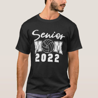 Volleyball Senior Mom 2022 Mom Back To School 2021 T Shirt