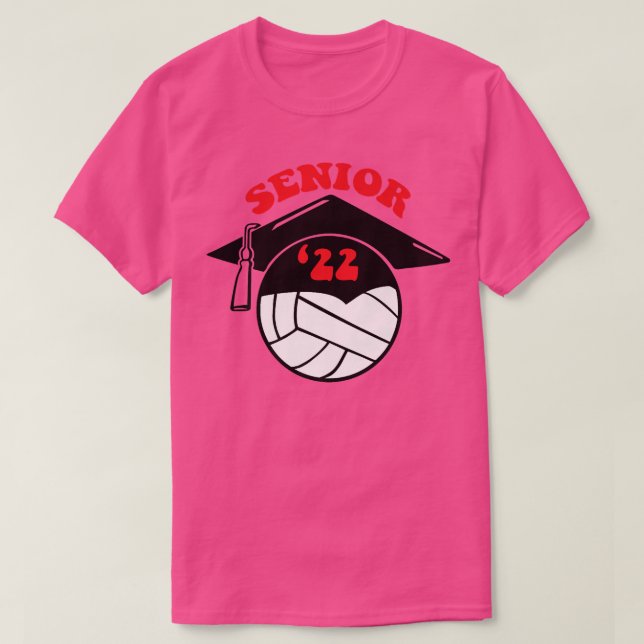 Volleyball Senior Natt Studentmössa1353 T Shirt (Design framsida)