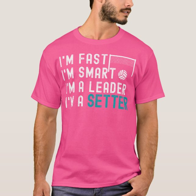 Volleyball Setter Funny Ich Tunna Ein Setter Ord T Shirt (Framsida)