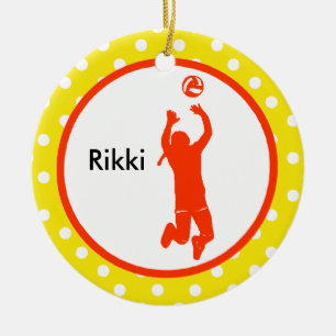 Volleyball Setter Ornament personalize
