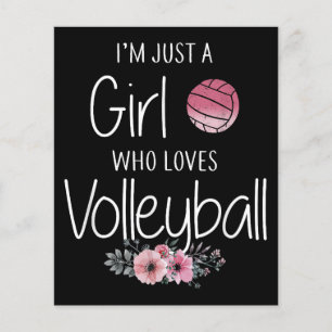 Volleyball Shirt för flickor Tonåring kvinnor Cute