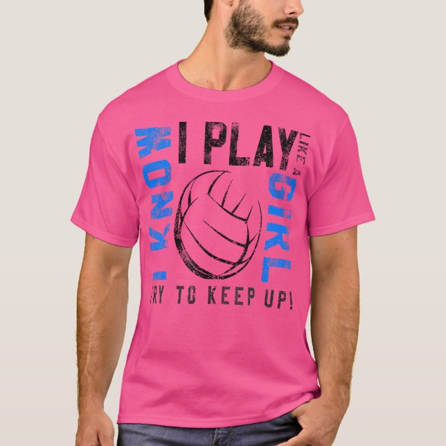 Volleyball Shirt for Girls - Tonåring flickorna Vo T Shirt (Framsida)