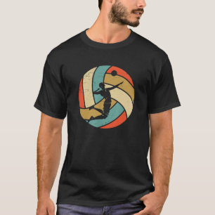 Volleyball Shirt - Vintage Retro Volleyball Player T Shirt