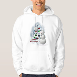 Volleyball Snögubbe jul Hoodie