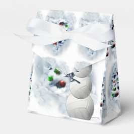 Volleyball Snögubbe jul Presentaskar