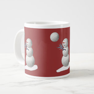 Volleyball Snögubbe Jumbo Mugg