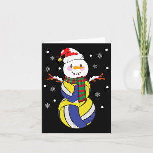 Volleyball Snowmans Kid Volleyball Julafton Kort