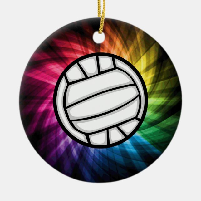 Volleyball; spektrum julgransprydnad keramik (Framsidan)