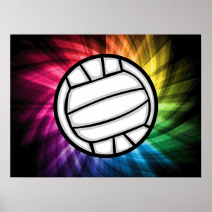 Volleyball; spektrum poster